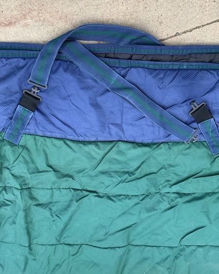 Winter Blanket 76" green/Blue