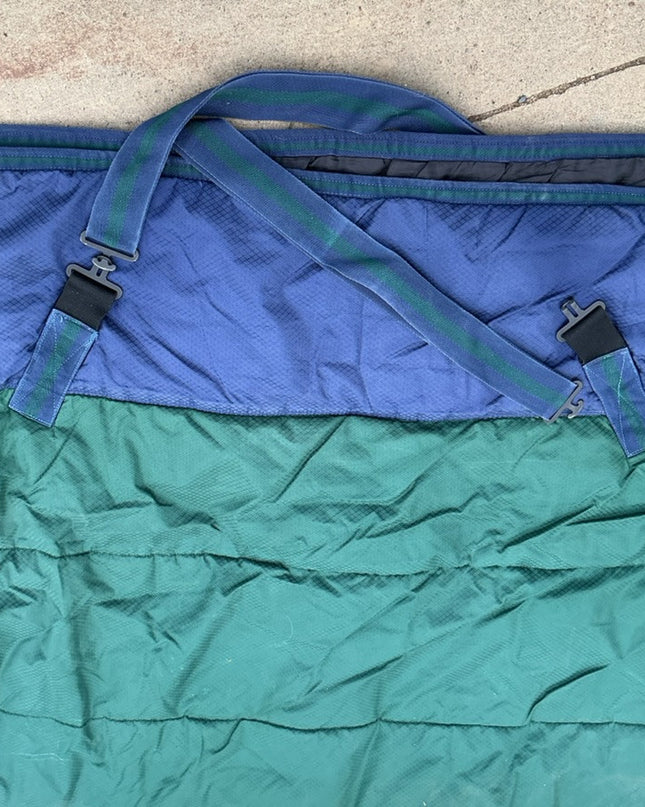 Winter Blanket 76" green/Blue