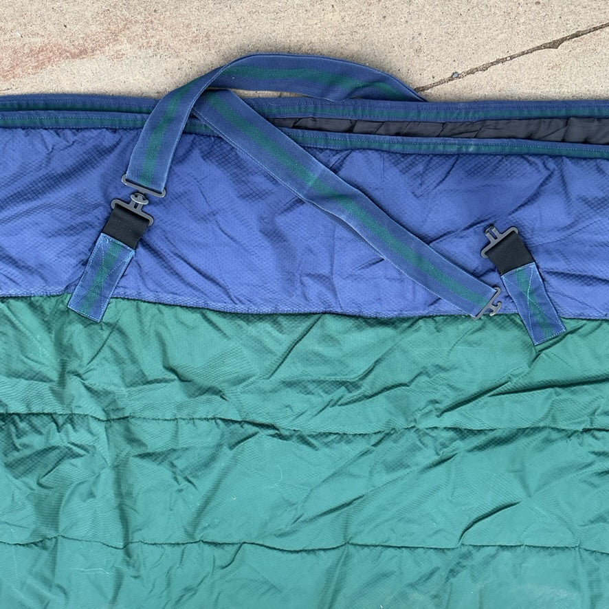 Winter Blanket 76" green/Blue