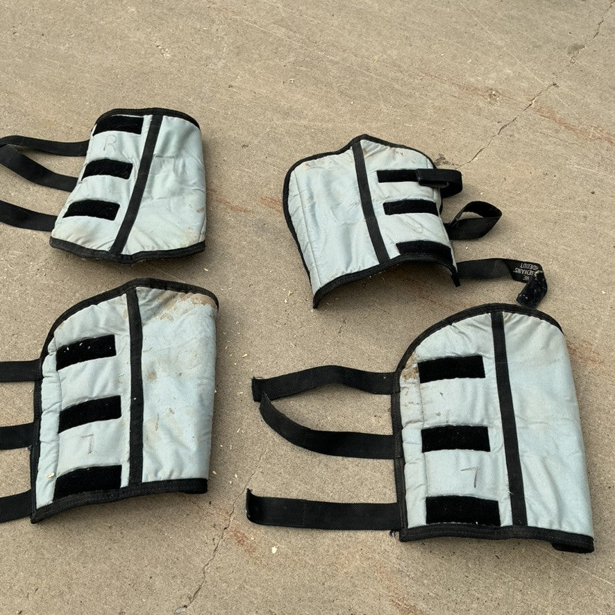 Set Stable Sheet Fleece & Stable grey Shipping Boots