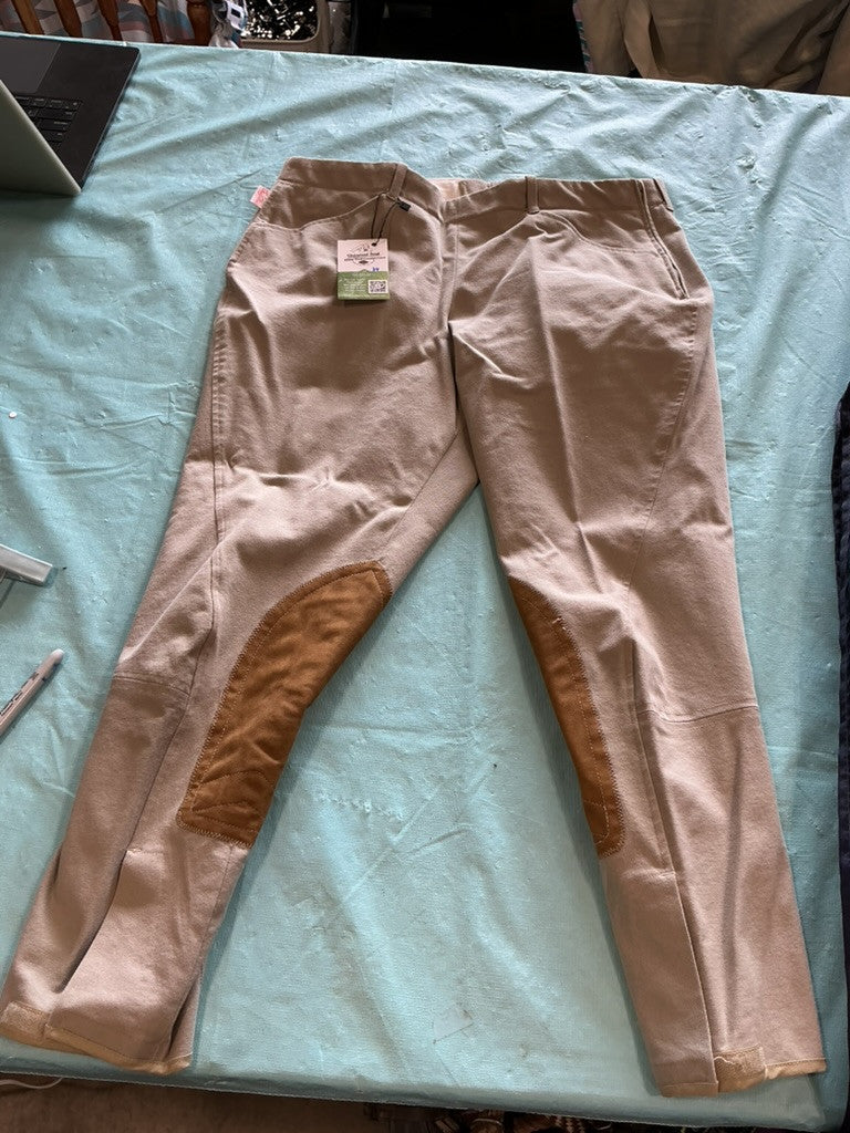 Breeches 34" Tan 
