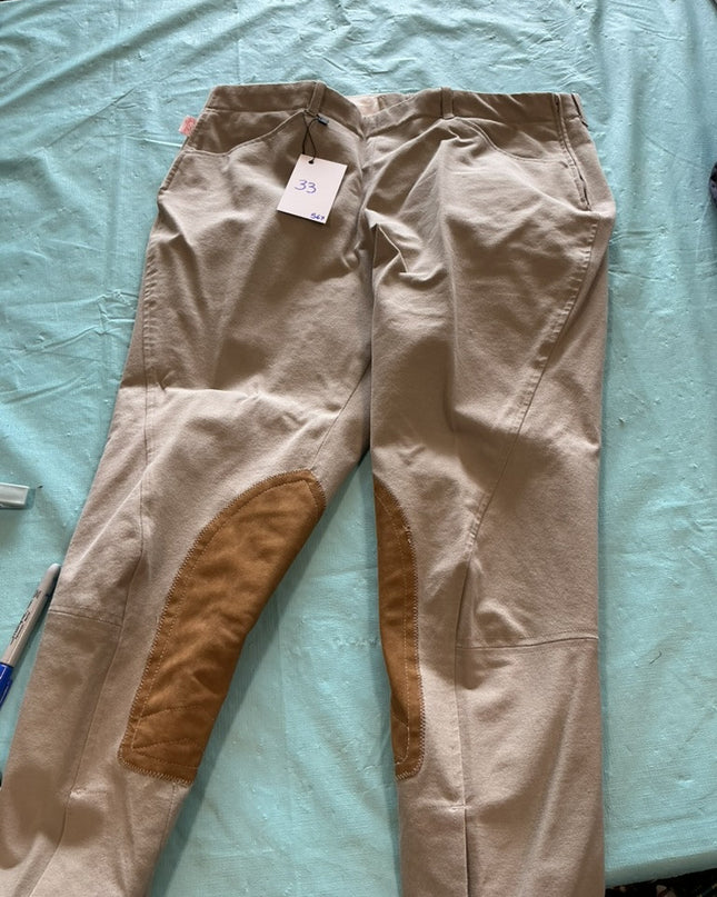 Breeches 34" Tan 