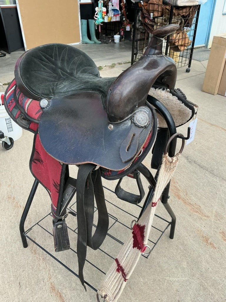 Western Saddle Synthetic S16"G7"