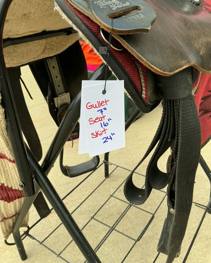 Western Saddle Synthetic S16"G7"