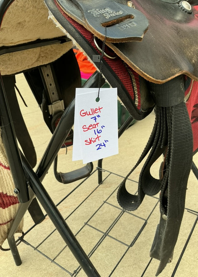 Western Saddle Synthetic S16"G7"