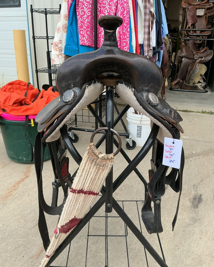 Western Saddle Synthetic S16"G7"