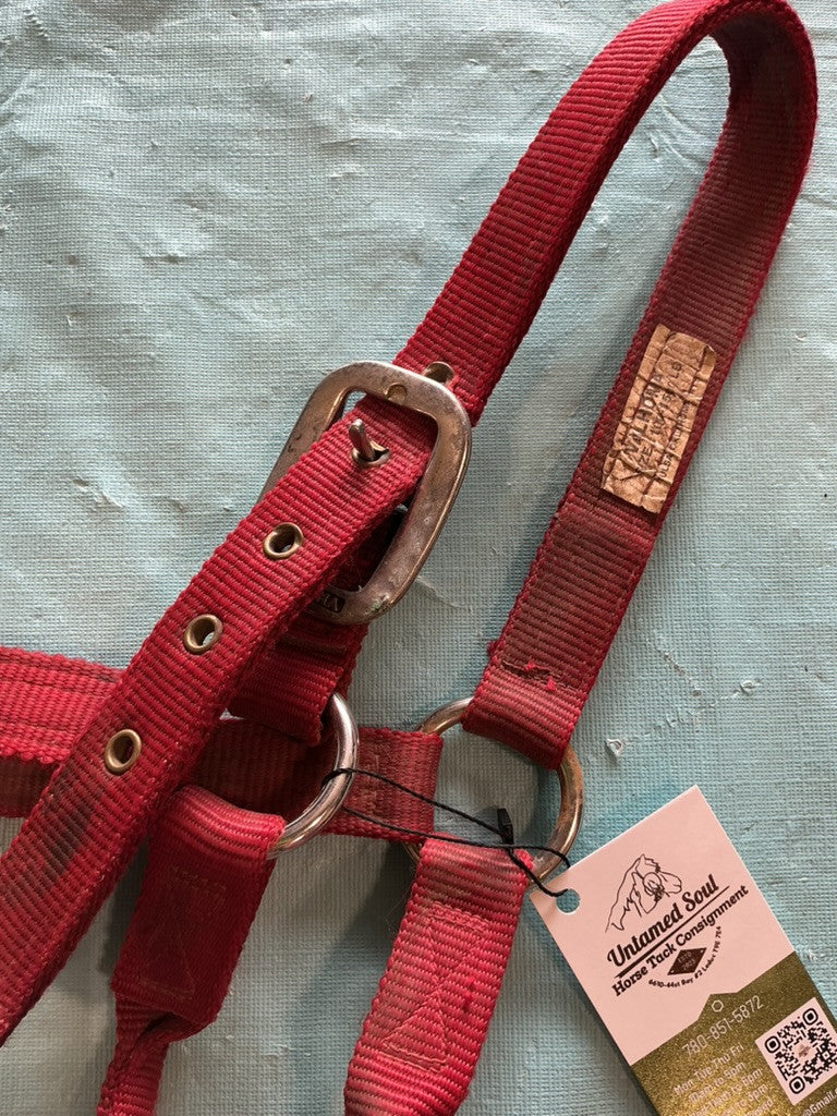 Nylon Halter Red