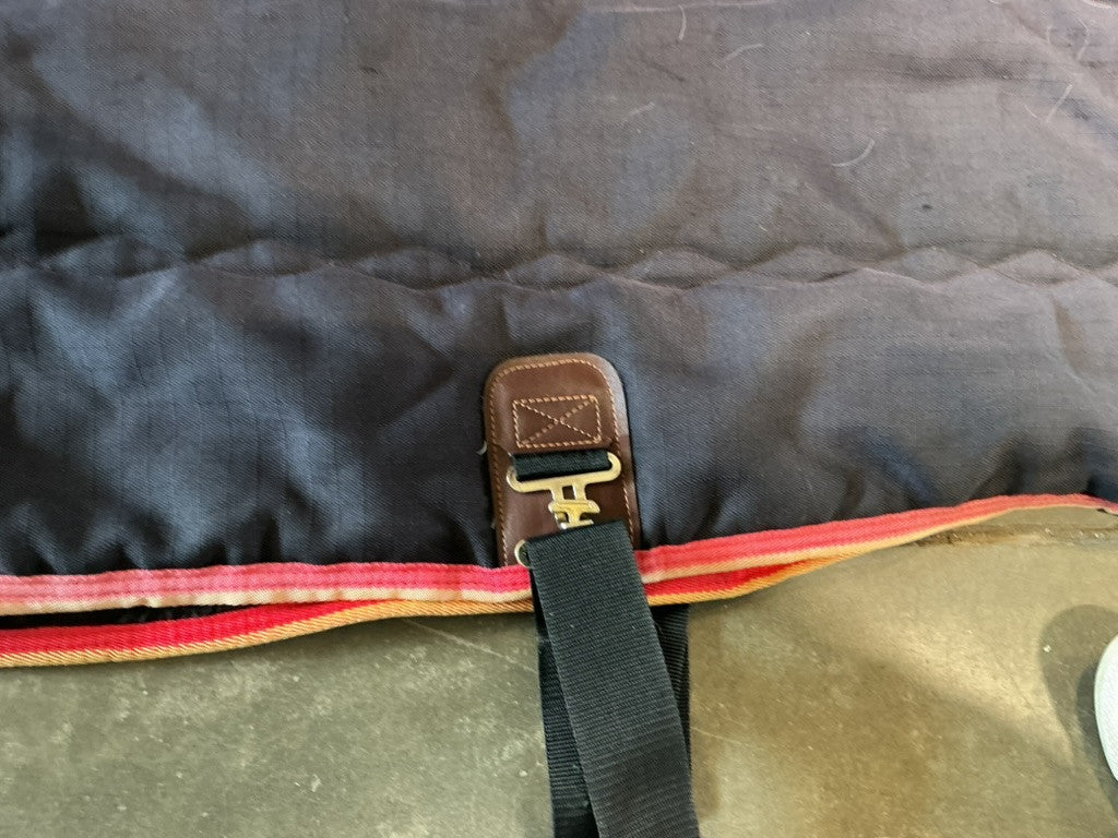 Winter Liner Blanket 80" Navy Welsh *Patches*