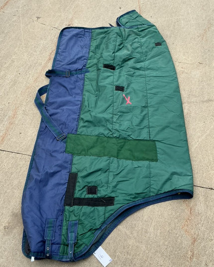 Winter Blanket 76" green/Blue