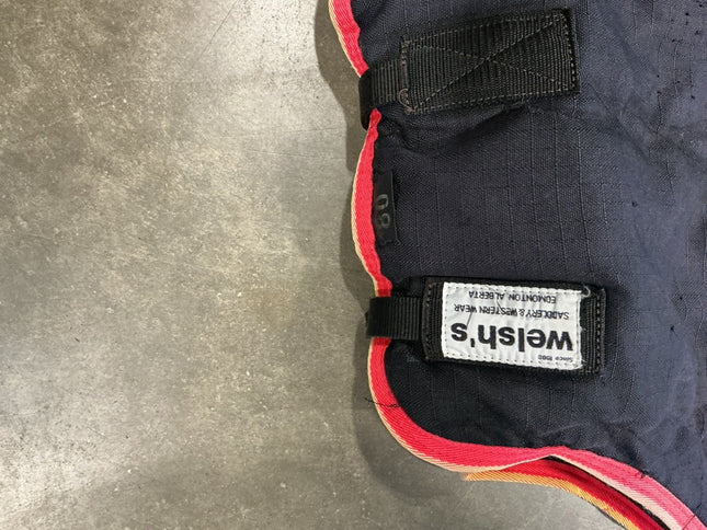 Winter Liner Blanket 80" Navy Welsh *Patches*