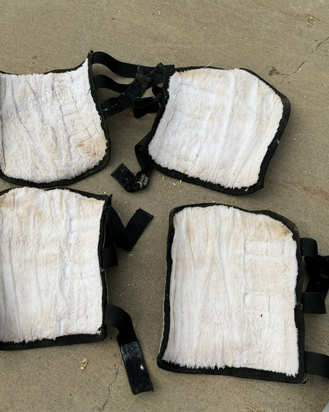 Set Stable Sheet Fleece & Stable grey Shipping Boots 