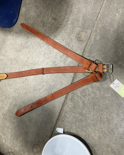 Western Flank Cinch & Billets Light Leather 