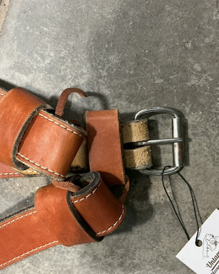 Western Flank Cinch & Billets Light Leather 