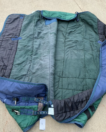 Winter Blanket 76" green/Blue
