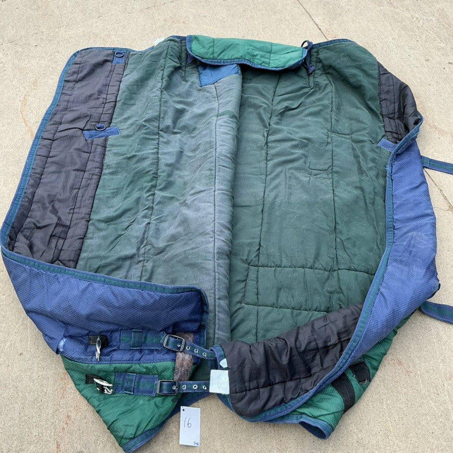 Winter Blanket 76" green/Blue