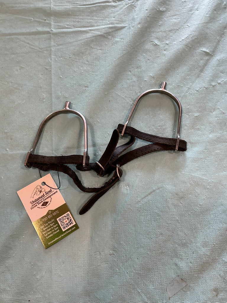 English Spurs With Leather Strap