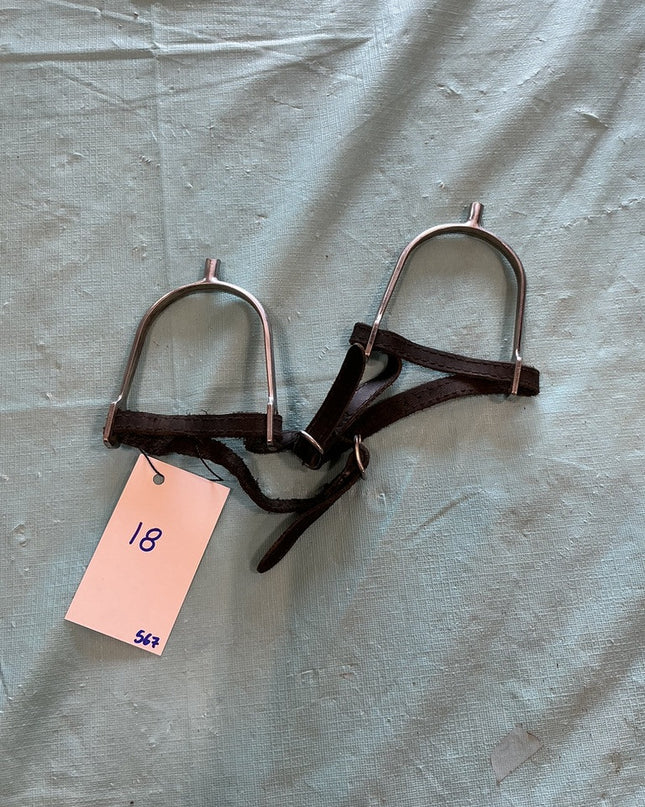 English Spurs With Leather Strap