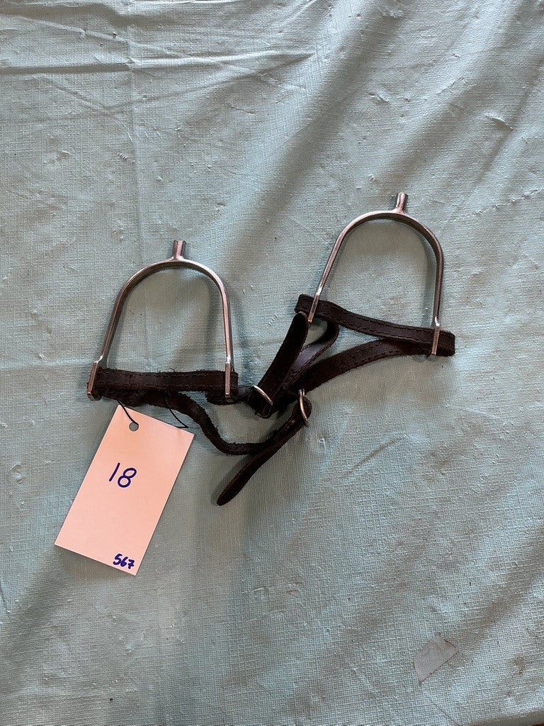 English Spurs With Leather Strap