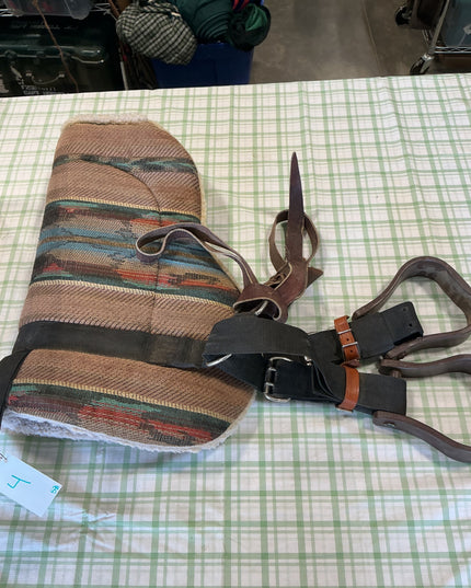 bareback pad with stirrups 