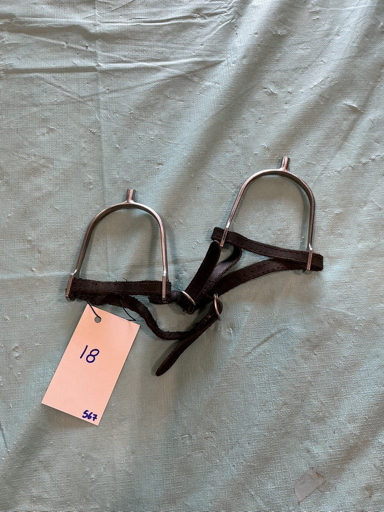 English Spurs With Leather Strap