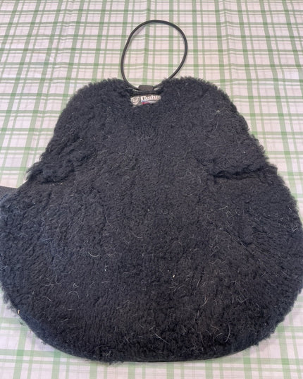 saddle seat saver black fleece (cashel)