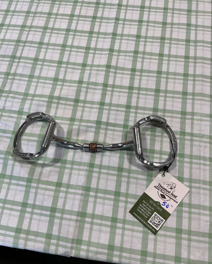 myler mboy low port comfort snaffle eggbutt bit with copper inlay