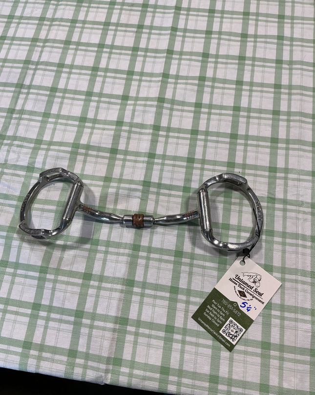 myler mboy low port comfort snaffle eggbutt bit with copper inlay