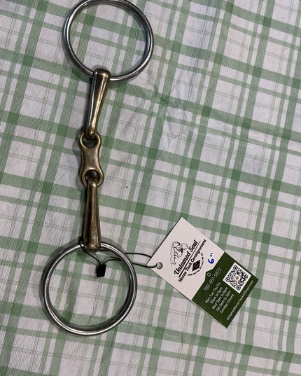 double jointed copper snaffle albacon 
