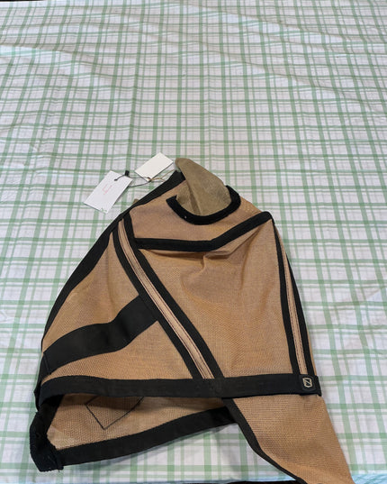 brown fly mask fits arab and cob-medium