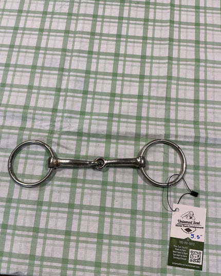 regular single jointed snaffle 