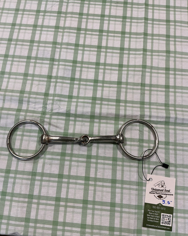regular single jointed snaffle 