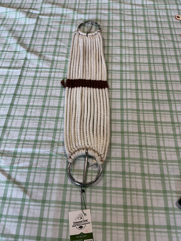 Western Cinch – White & Brown Rope, 26" | Used, Good