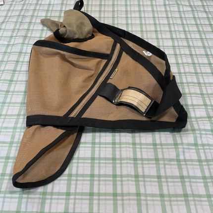 brown fly mask fits arab and cob-medium