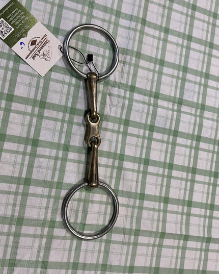 double jointed copper snaffle albacon 