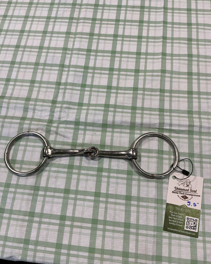 regular single jointed snaffle 