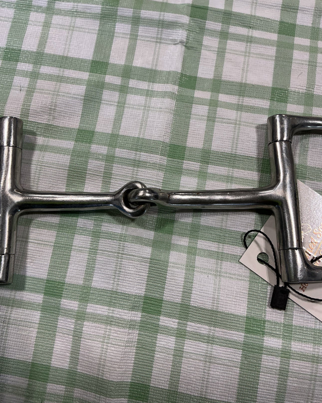 d ring snaffle single joint 