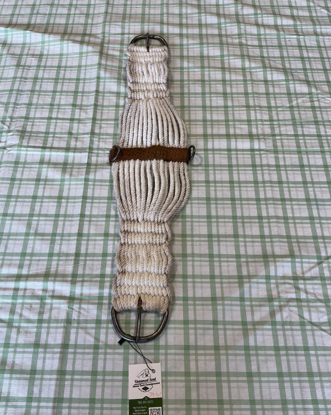 western rope cinch white 30"
