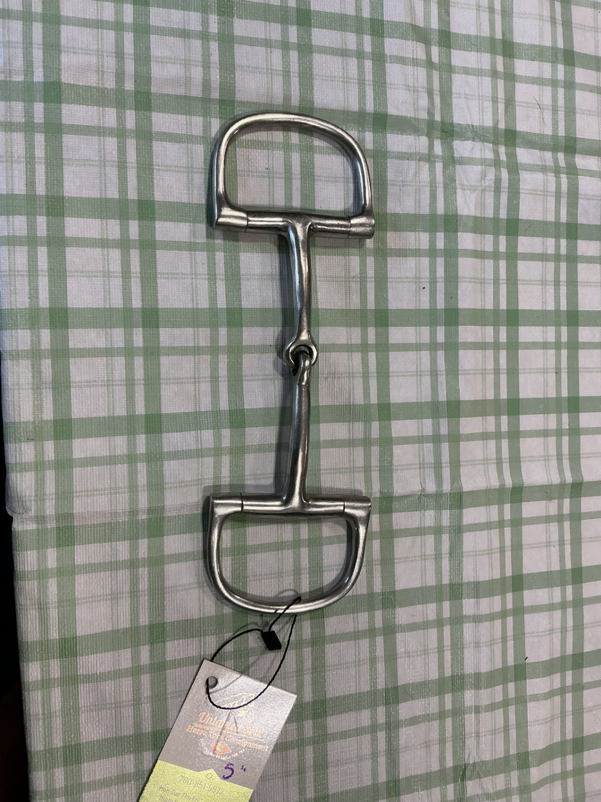 d ring snaffle single joint 