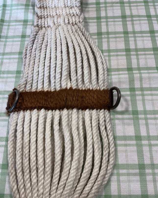 western rope cinch white 30"