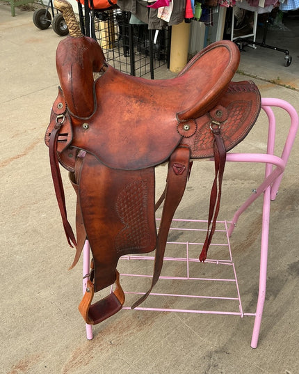 Western Barrel Saddle S14" G7"