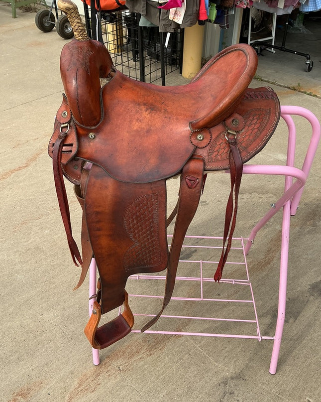 Western Barrel Saddle S14" G7"