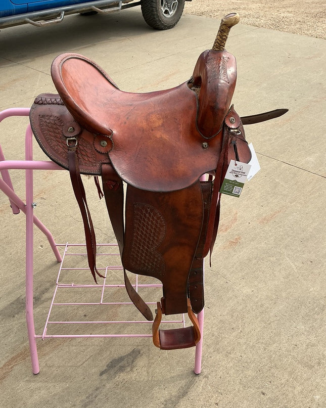 Western Barrel Saddle S14" G7"