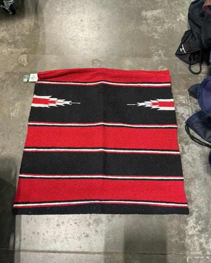 western saddle blanket red black white 36x59.5 