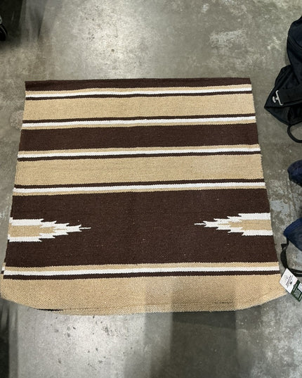 western saddle blanket brown tan 32x62.5 