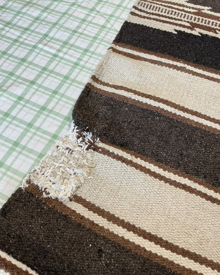 western sadle blanket brown/black 28x58