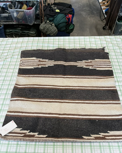 western sadle blanket brown/black 28x58