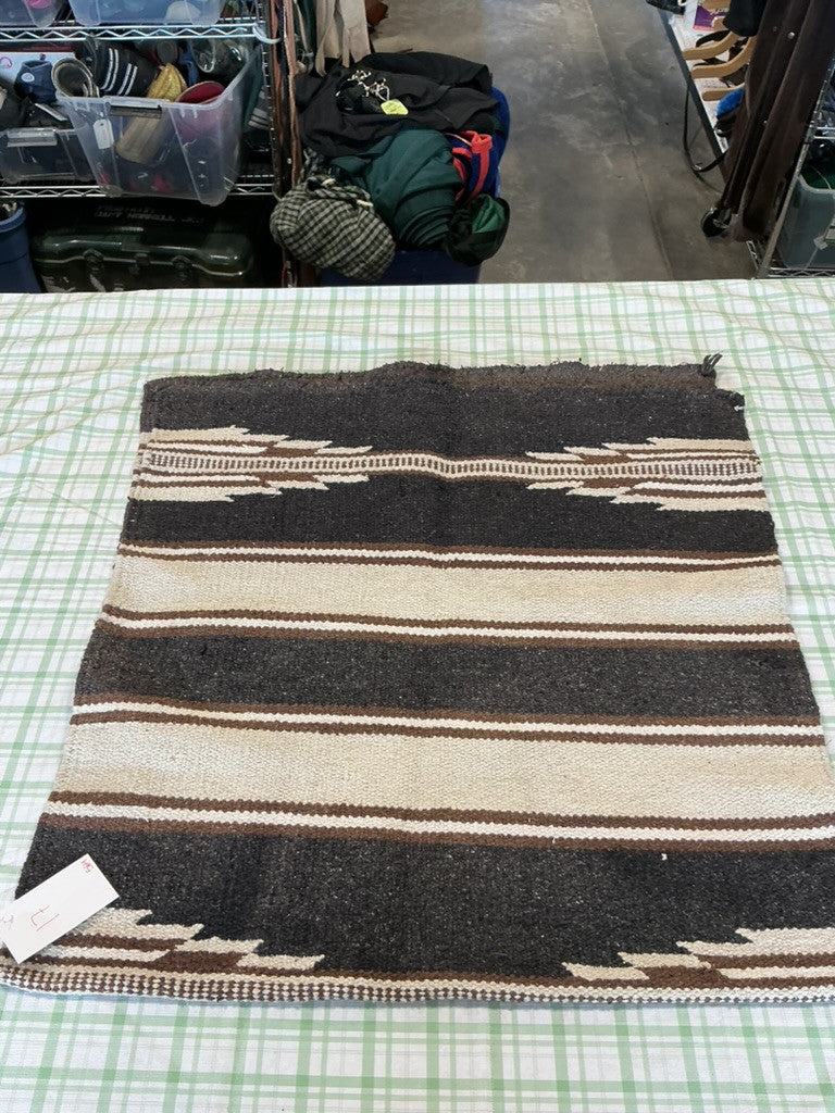 western sadle blanket brown/black 28x58