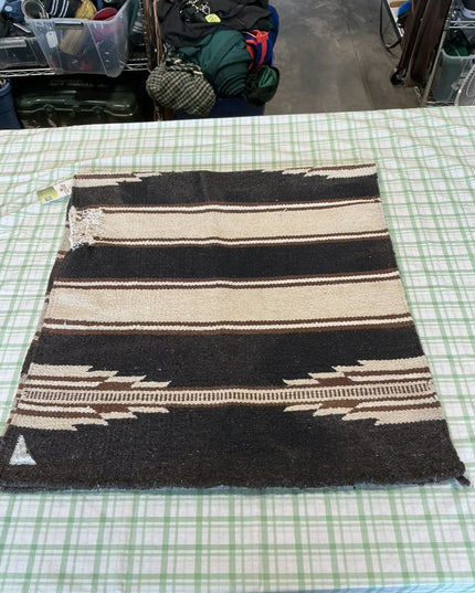 western sadle blanket brown/black 28x58