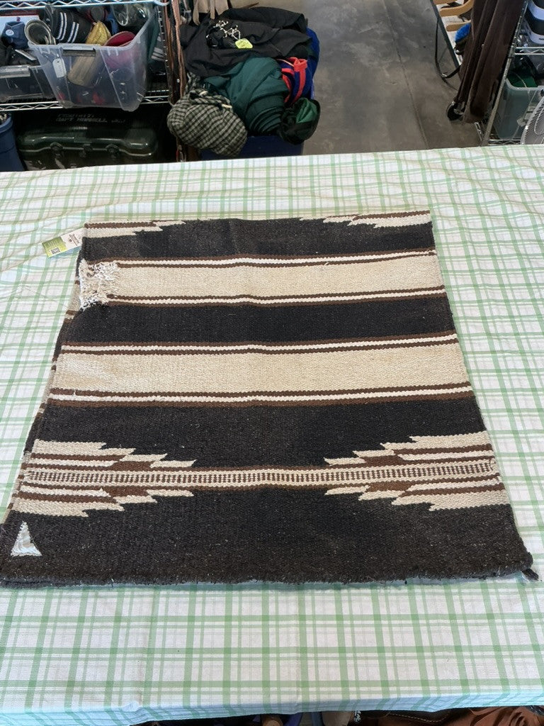 western sadle blanket brown/black 28x58