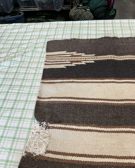 western sadle blanket brown/black 28x58